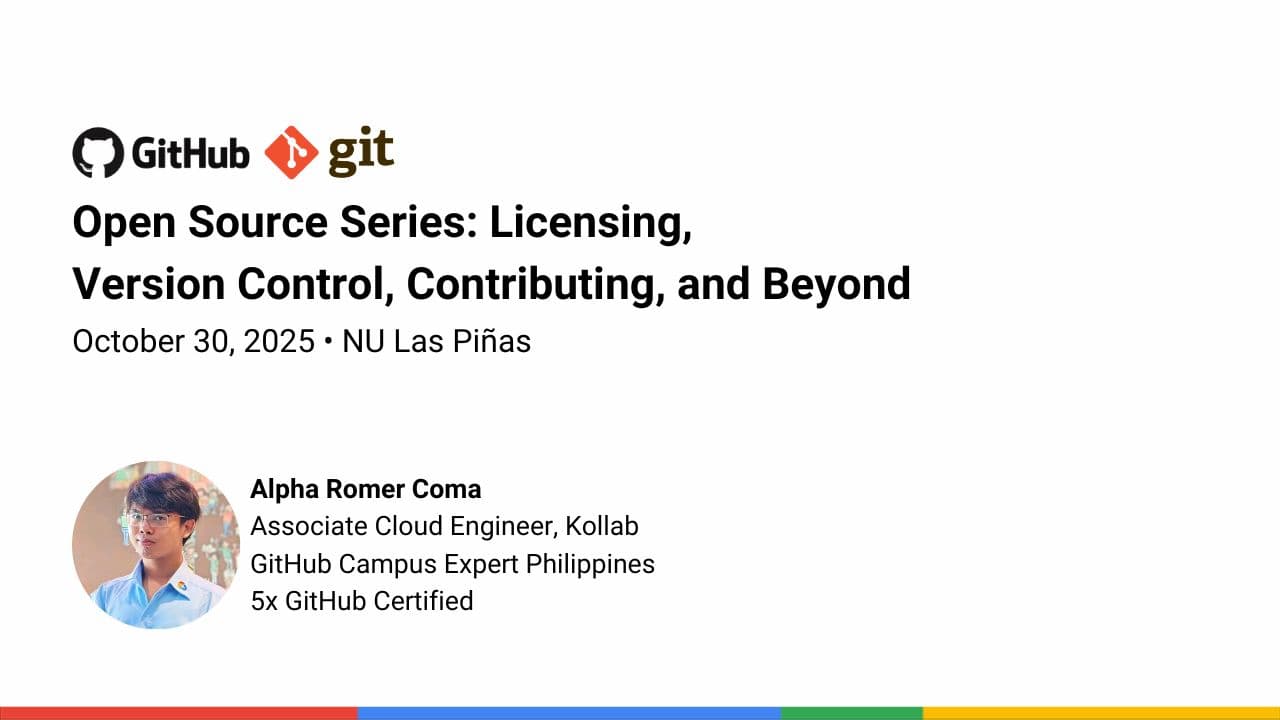 Open Source Series: Licensing, Version Control, Contributing, and Beyond